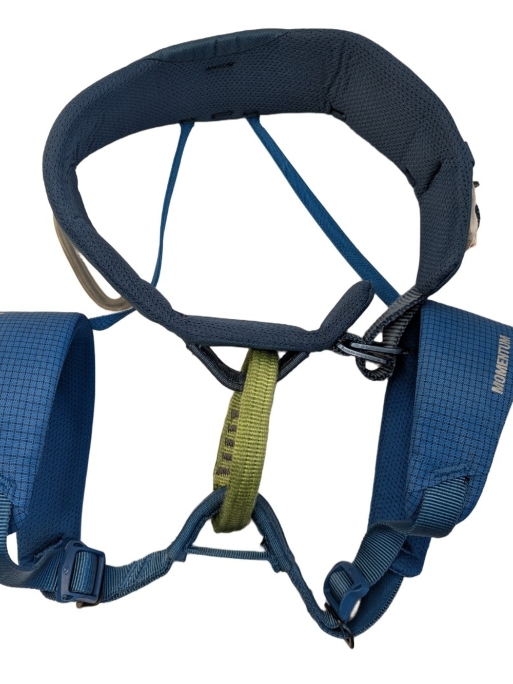 Black Diamond Kids Momentum Climbing Harness Blue One Size 22" - 27"